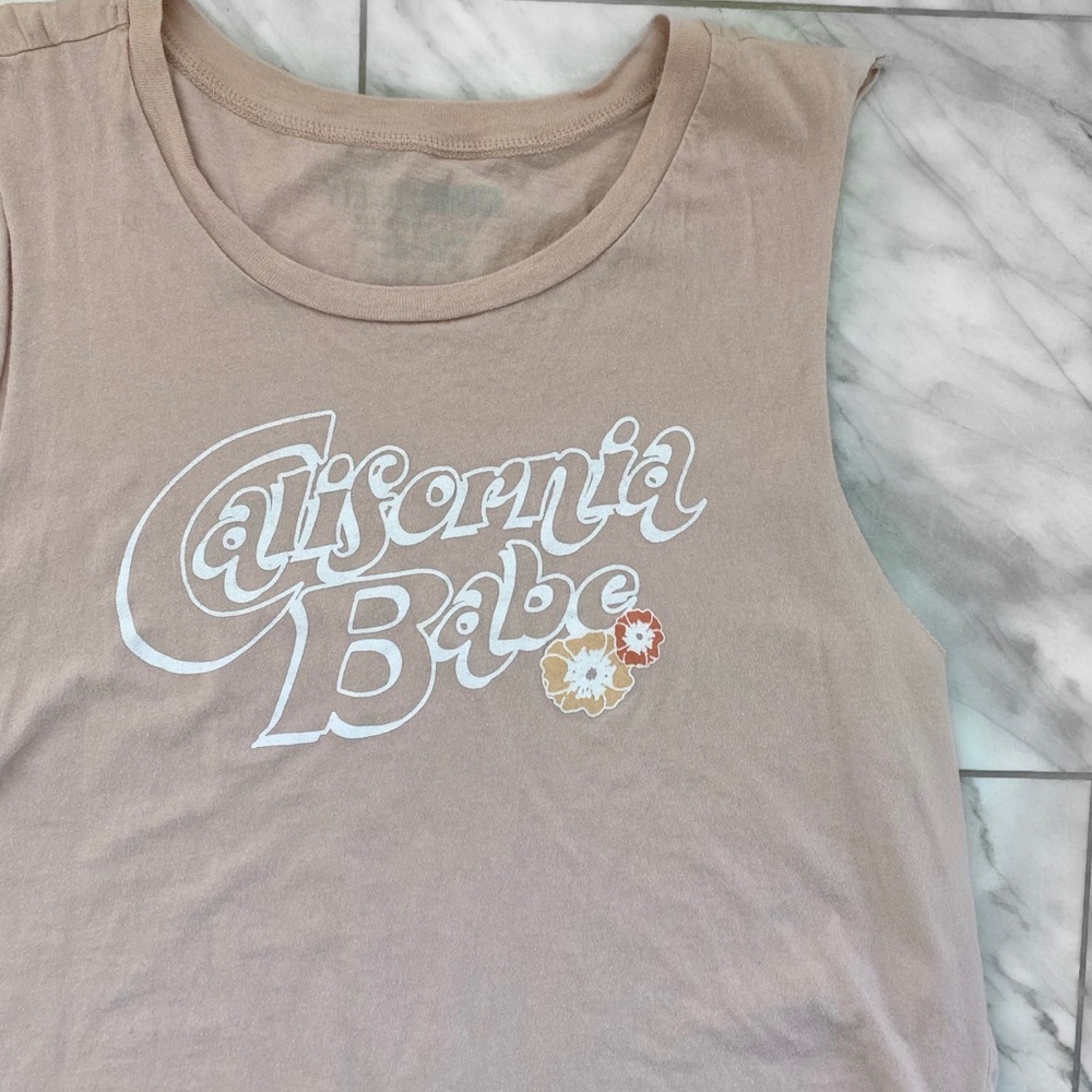 Amuse Society: “California Babe” Pink Tank​​